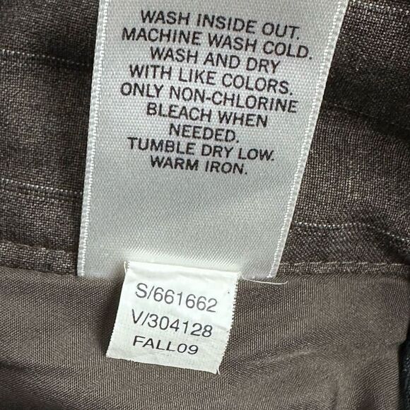 Banana Republic Womens Brown Dress Slacks Trousers size 2 Petite Wide Leg - Picture 9 of 12